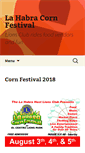 Mobile Screenshot of lahabracornfestival.com